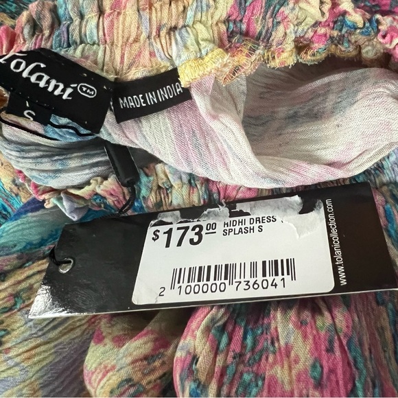 The “Radhi dress” in “splash” by Tolani. Size small. - Picture 8 of 13